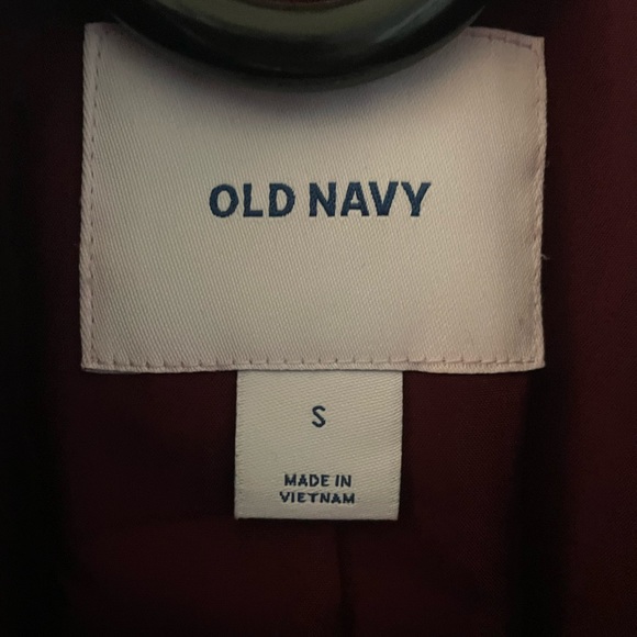 Burgandy Double Breasted Peacoat - Picture 3 of 3